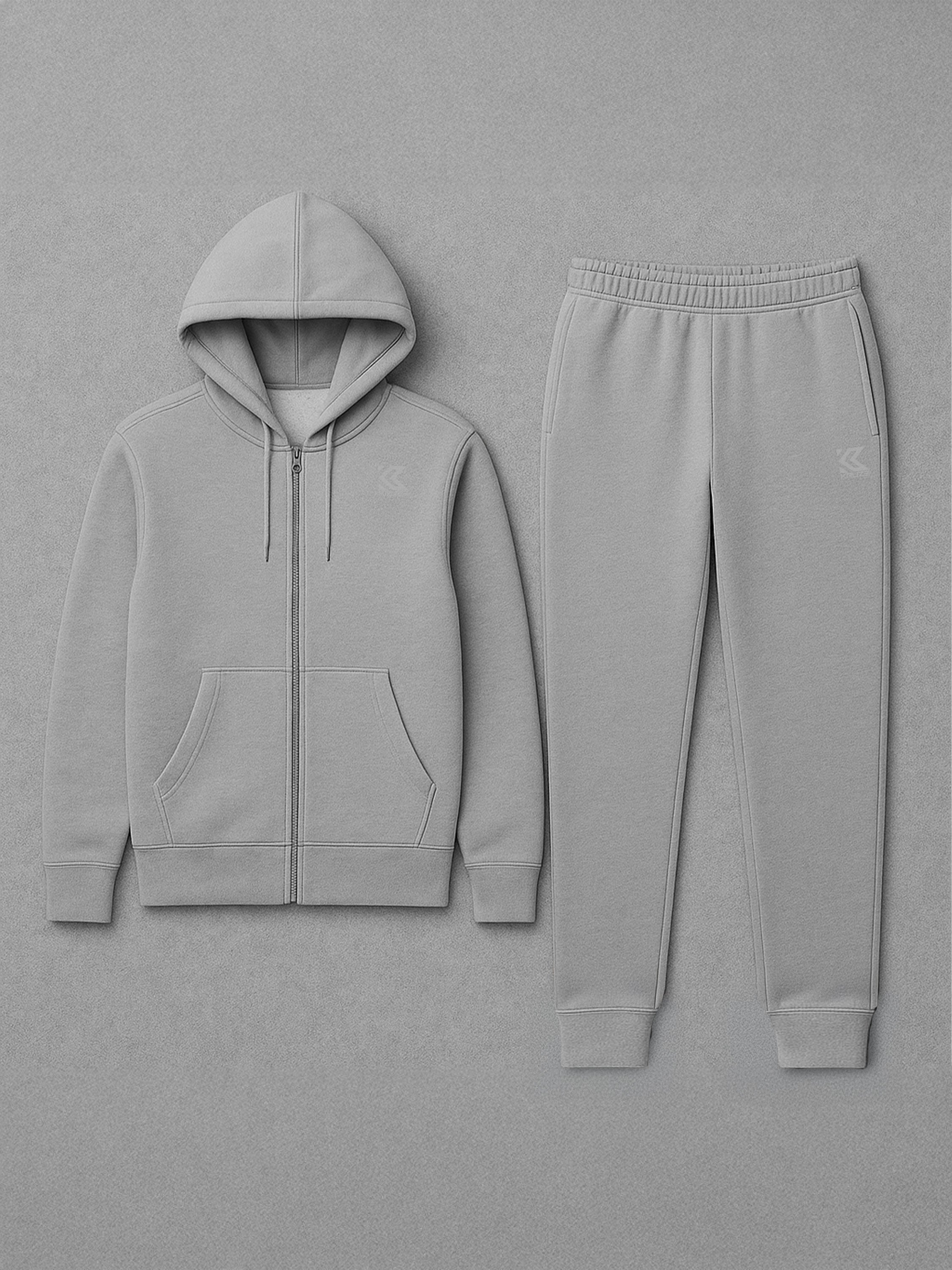 Tyson Zip Hoodie & Jogger Set - Grey – Kruze Clothing
