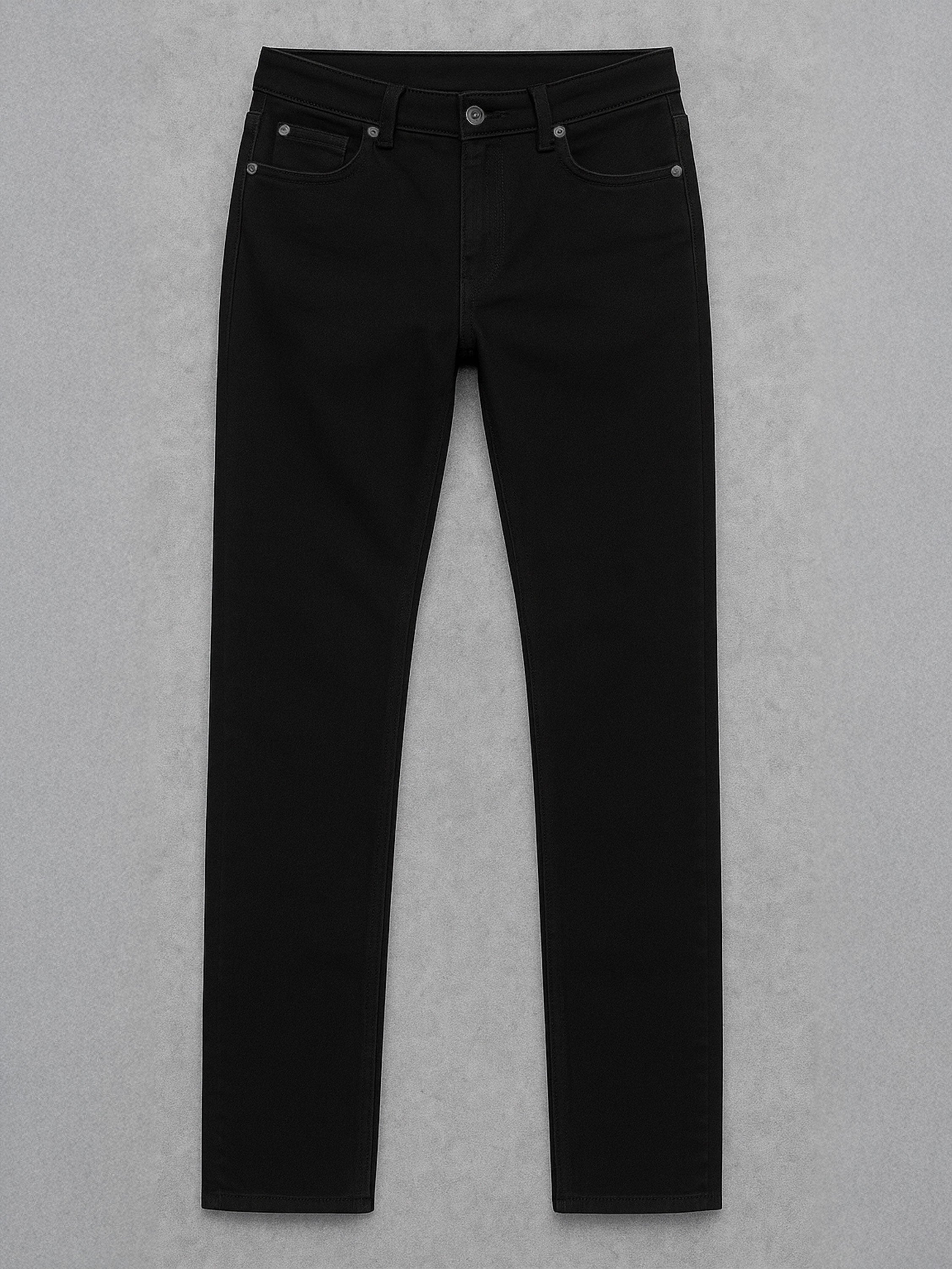 【DISCERNMENT】Steel black bermuda denim jeans DISCERNMENT (ディーサーメント) - スチールブラックバミューダ