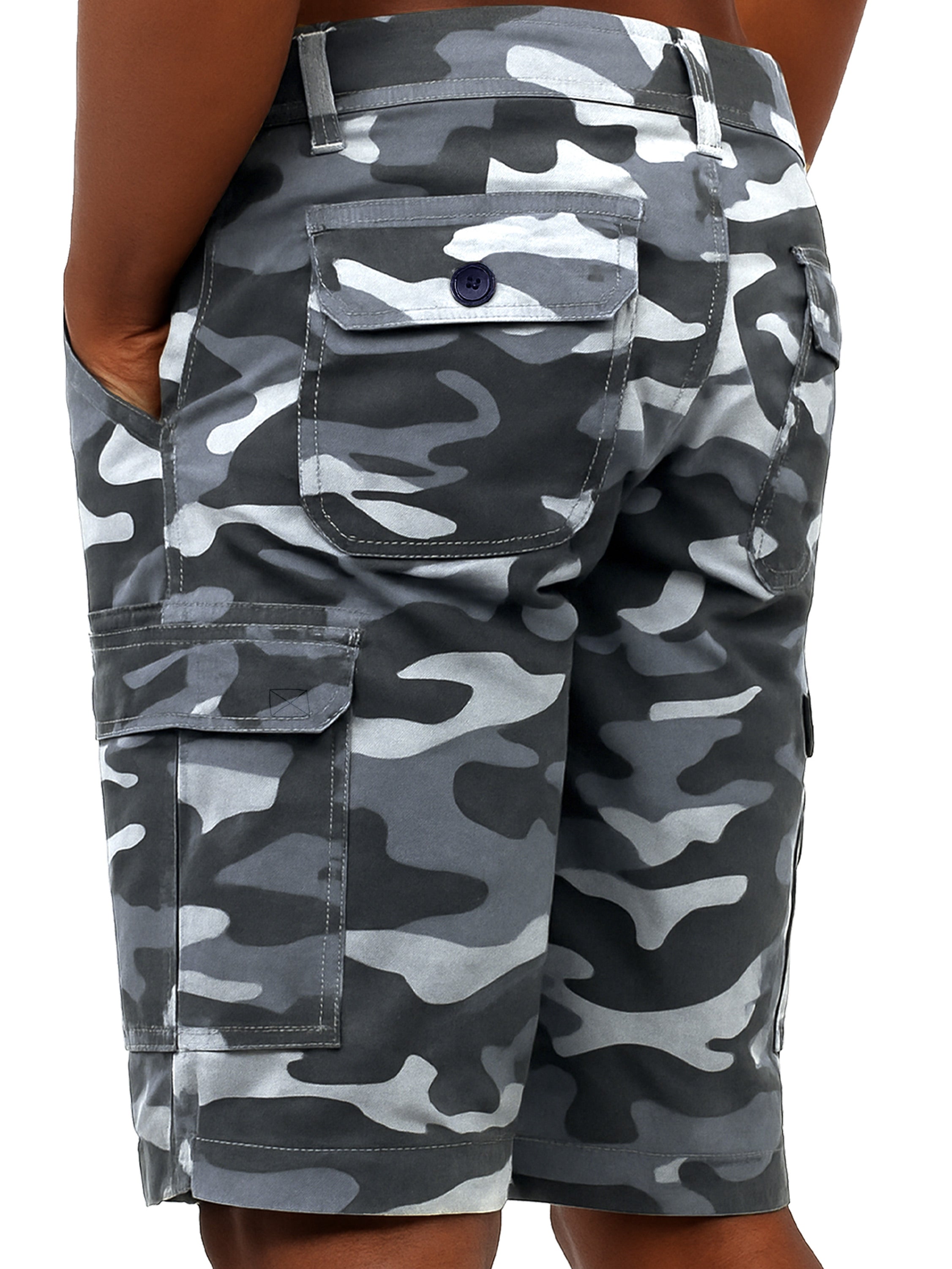 Jackson Mens Camo Cargo Shorts - Light Grey – Kruze Clothing